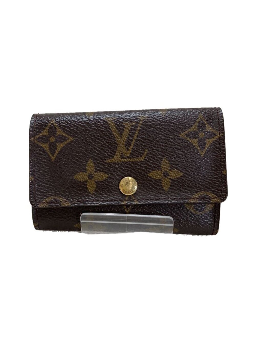 LOUIS VUITTON Multicles Monogram Brown Leather Patterned Accessories